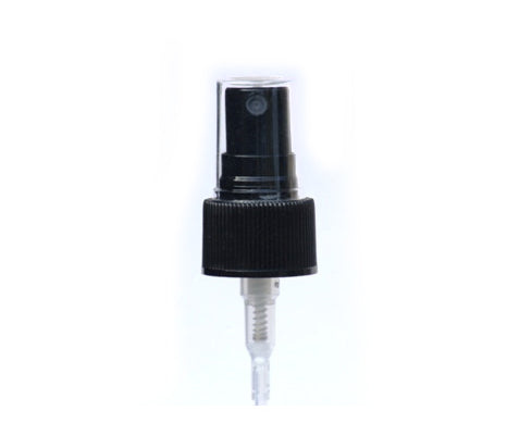 Atomiser 24mm Black Smooth Wall (24/415)