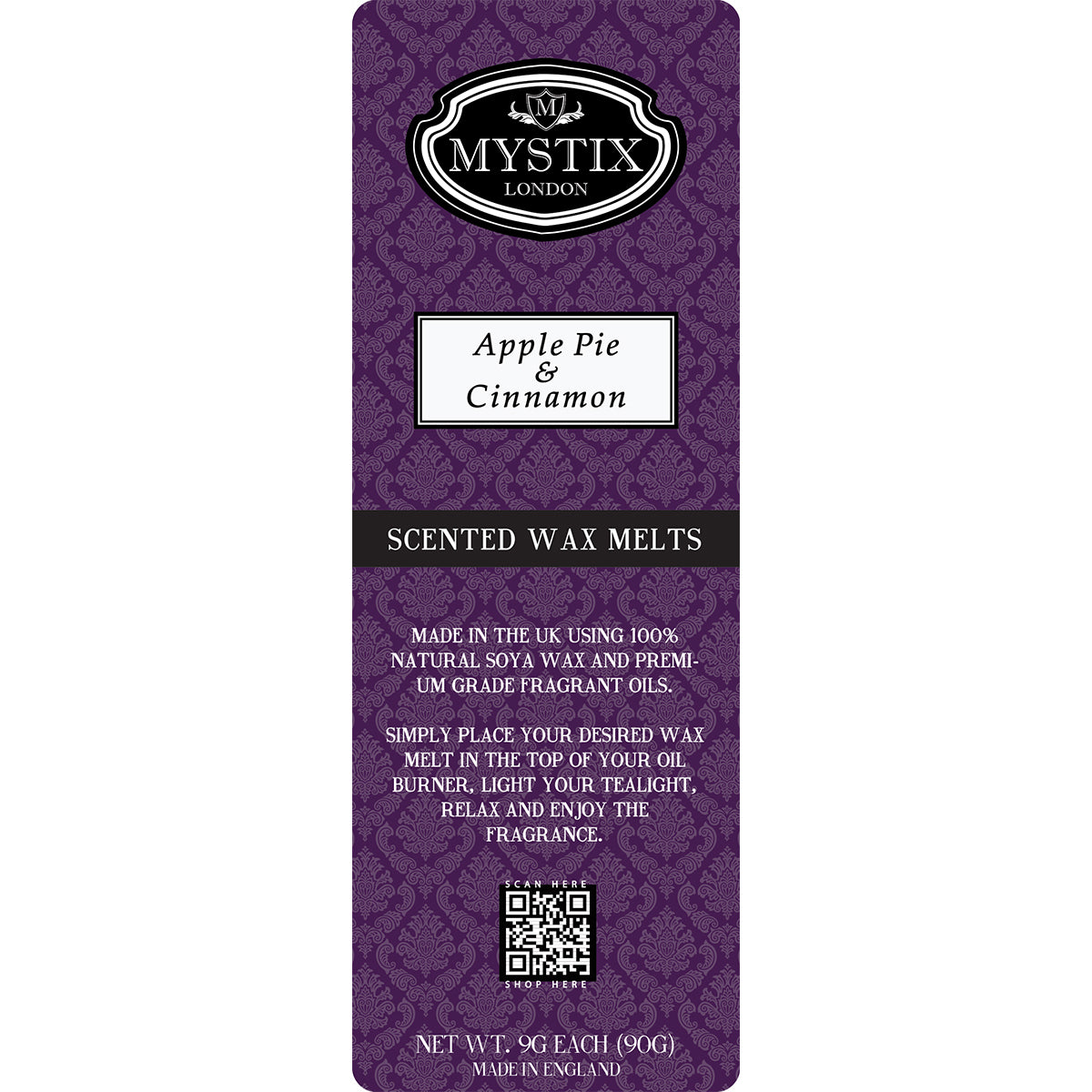 Apple Pie & Cinnamon | Mystix Wax Melt