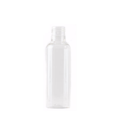 Clear 125ml Tall Boston Round PET Bottle 24/415