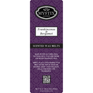 Frankincense & Bergamot | Mystix Wax Melt