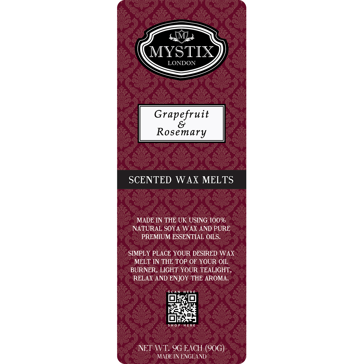 Grapefruit & Rosemary | Mystix Wax Melt