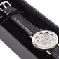Dharma Wheel | Aromatherapy Oil Diffuser Bracelet with Adjustable Leather Strap