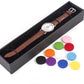 Seven Chakras | Aromatherapy Oil Diffuser Bracelet with Adjustable Leather Strap