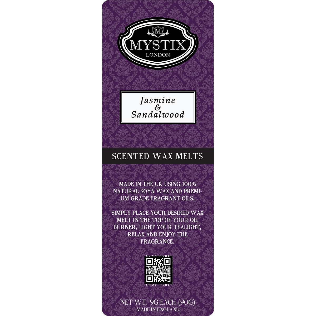 Jasmine & Sandalwood | Mystix Wax Melt