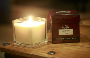Lavender & Lime Scented Candle