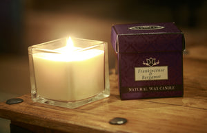 Frankincense & Bergamot Scented Candle