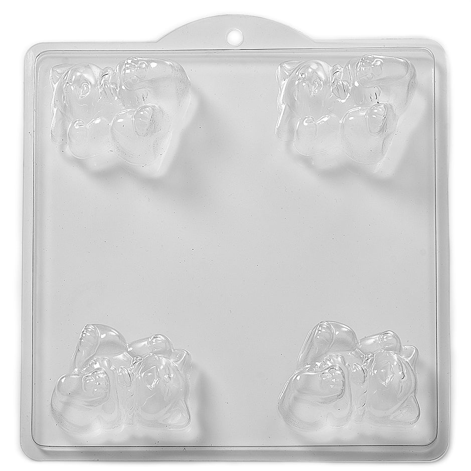 3D Cat PVC Mould (4 Cavity)