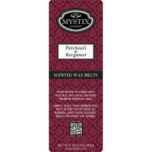 Patchouli & Bergamot | Mystix Wax Melt