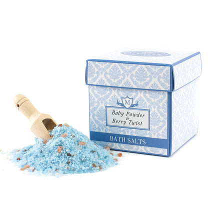 Baby Powder & Berry Twist Scented Bath Salt 350g