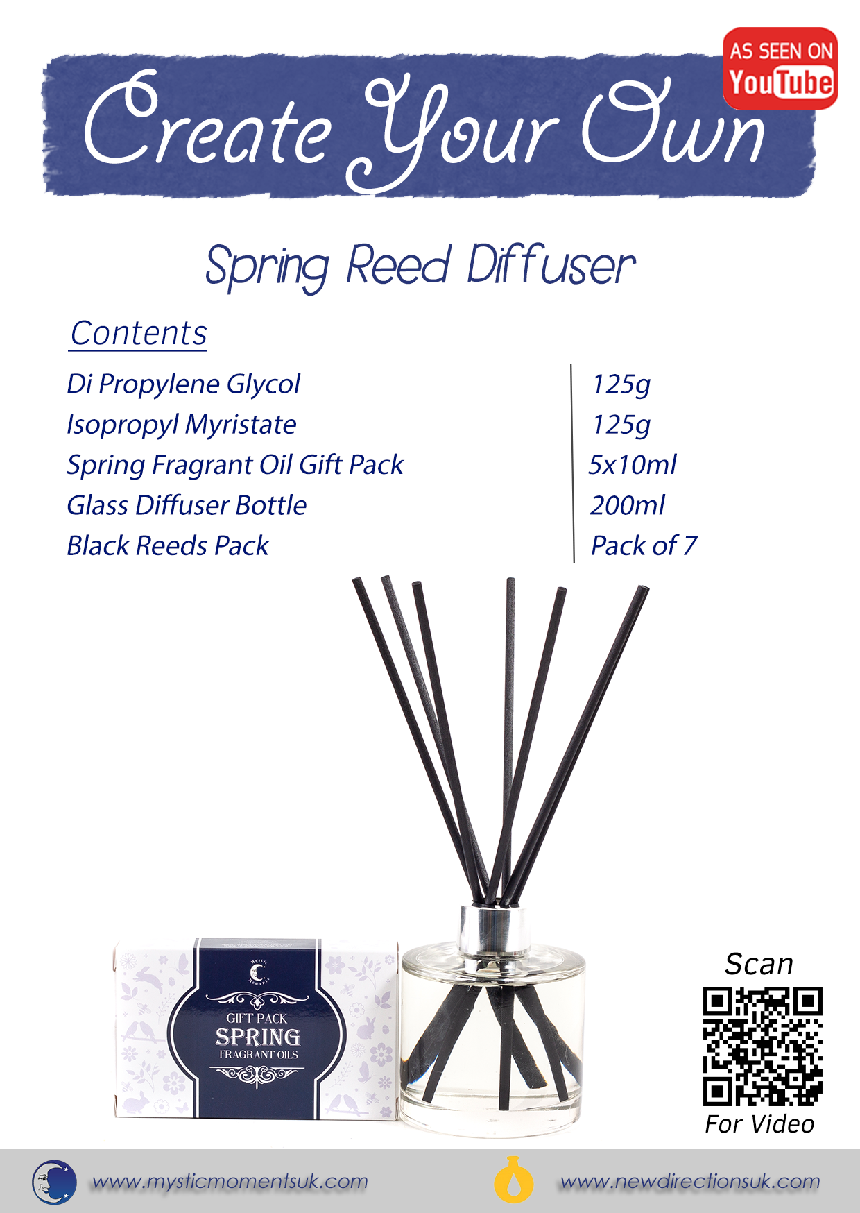 Create Your Own – Spring Reed Diffuser