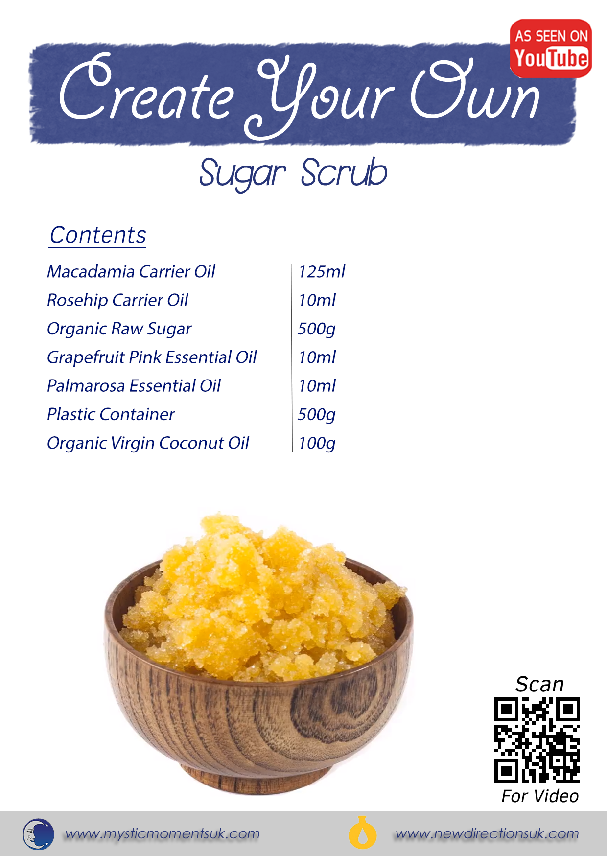 Create Your Own – Sugar Scrub