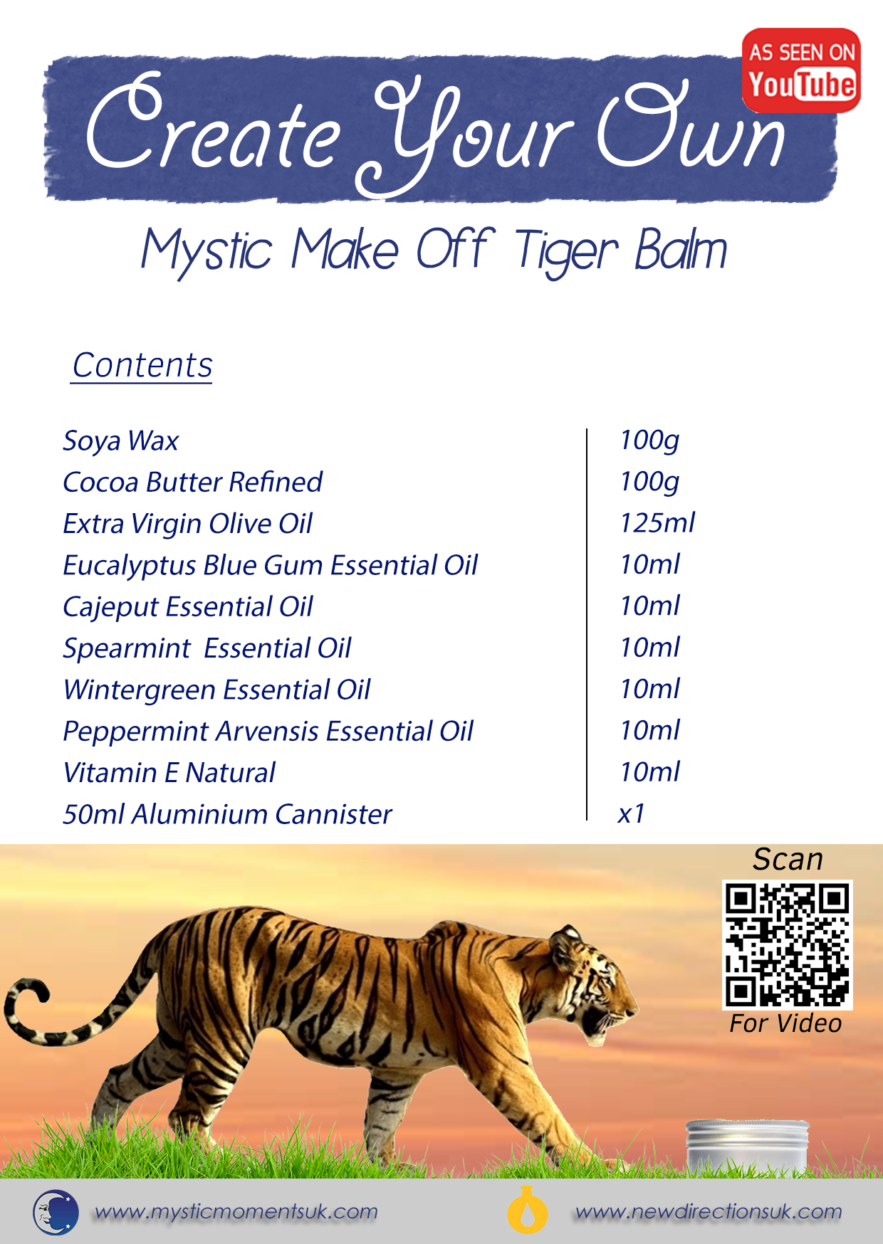 Create Your Own – Tiger Balm