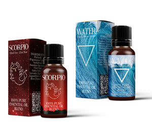 Water Element & Scorpio Essential Oil Blend Twin Pack (2x10ml)
