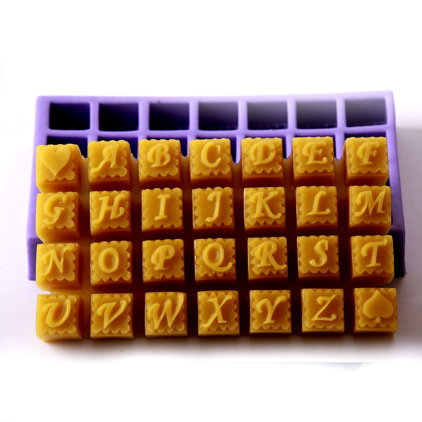 Alphabet Silicone Mould (28 Cavity)