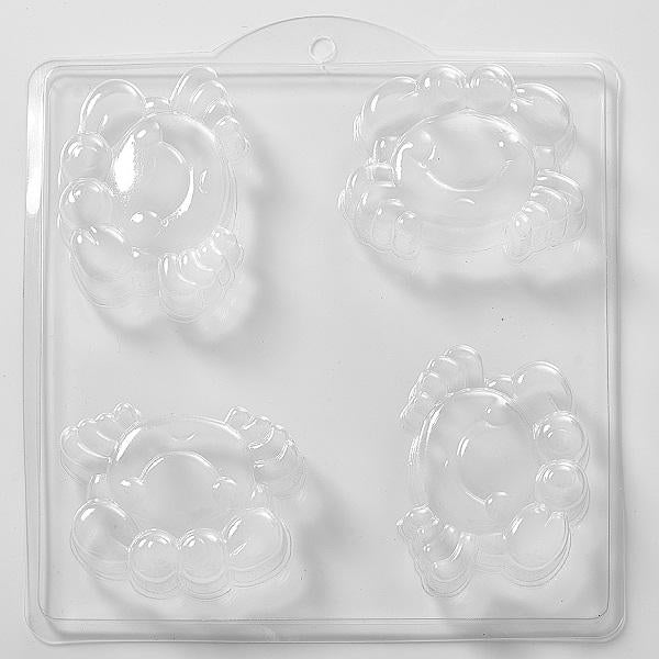 Cartoon Crab PVC Mould (4 Cavity)