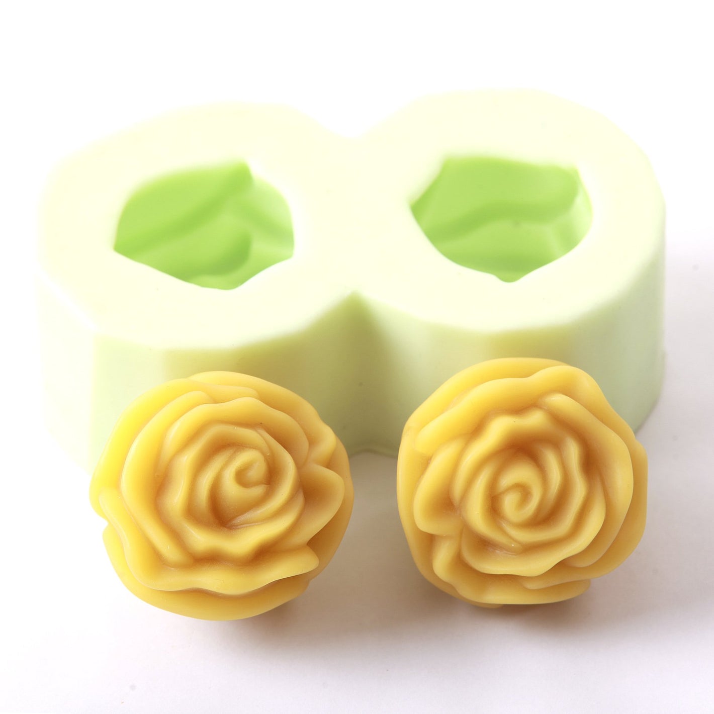 Double Rose Silicone Mould