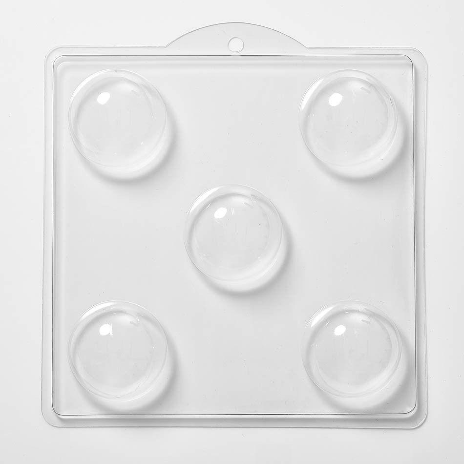 Round 2.5" Sphere Bath Bomb PVC Mould (5 Cavity)