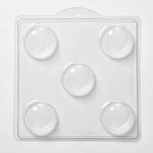 Round 2.5" Sphere Bath Bomb PVC Mould (5 Cavity)